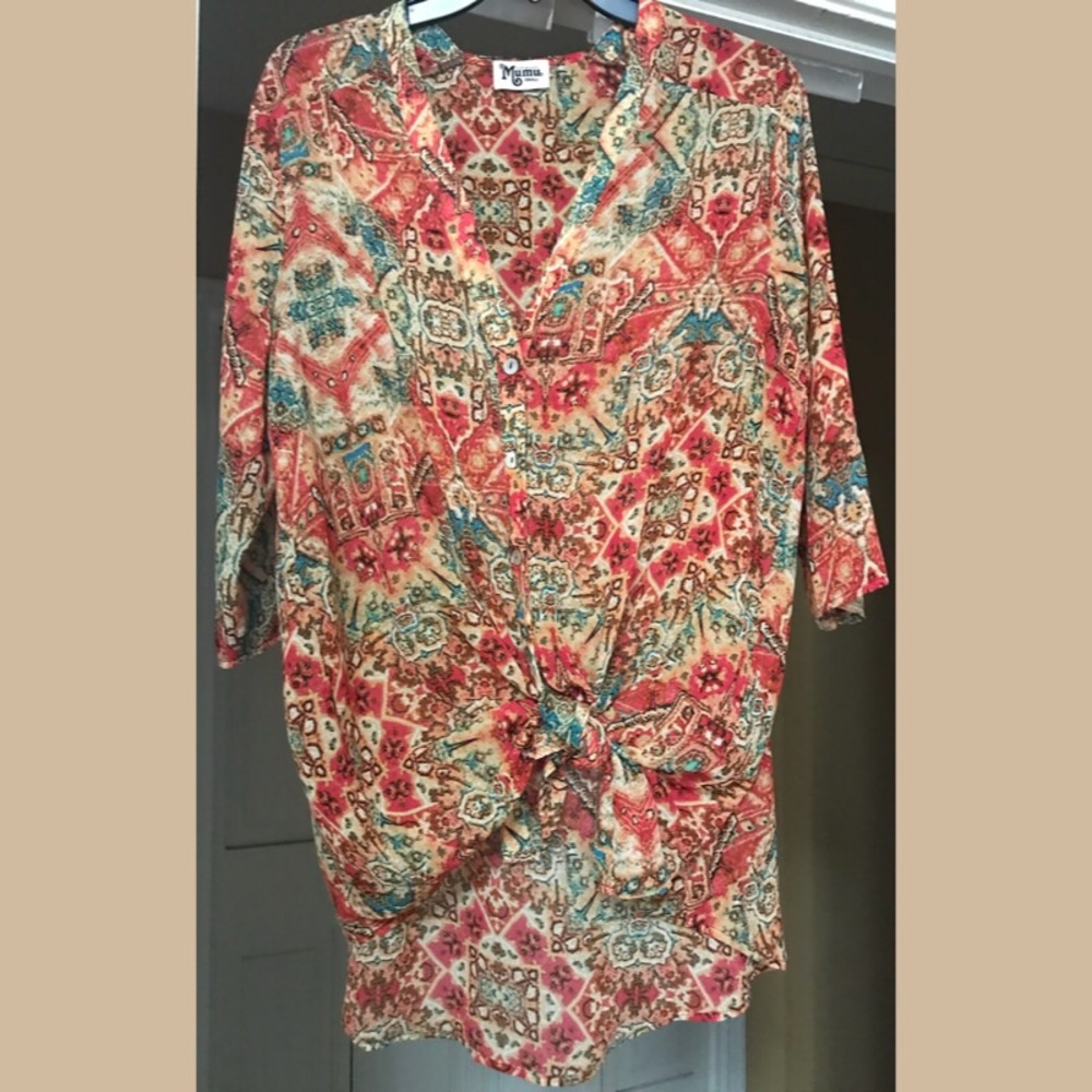SMYMM  downtown tunic Santiago sandstone